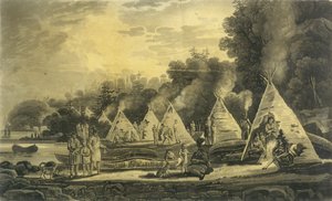 Lager der domicilierten Indianer, 1807