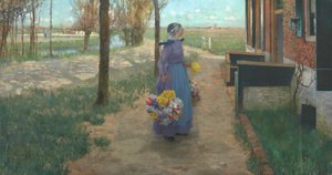 Blumenmädchen in Holland, 1887