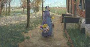 Blumenmädchen in Holland, 1887