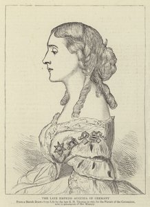 Die verstorbene Kaiserin Augusta von Deutschland von George Housman Thomas