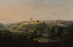 Ein weiter Blick auf Richmond, Yorkshire