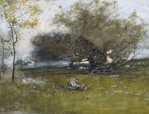 Alte Apfelbäume von George Inness