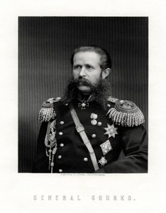 Iosif Vladimirovich Gurko, russischer Feldmarschall, 19. Jahrhundert von George J. Stodart
