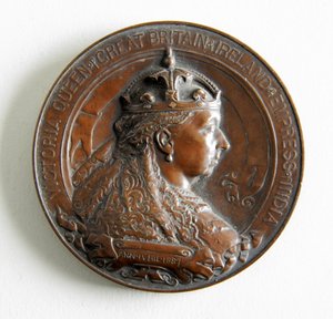 Medaille zur Erinnerung an das Goldene Jubiläum von Königin Victoria