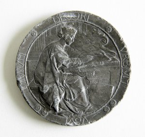 Medaille des Royal Institute of British Architects für den Aufsatz und die maßstabsgetreue Zeichnung, 1907