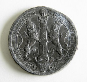 Medaille des Royal Institute of British Architects für den Aufsatz und die maßstabsgetreue Zeichnung, 1907