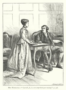 Illustration für Sie stellt sich dumm von George John Pinwell