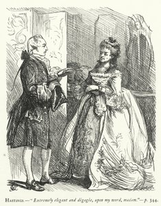 Illustration für Sie stellt sich dumm von George John Pinwell