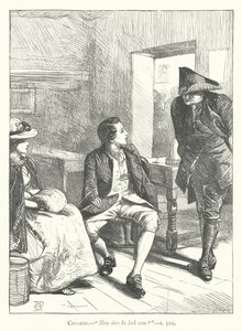 Illustration für Der gutmütige Mann (Gravur)