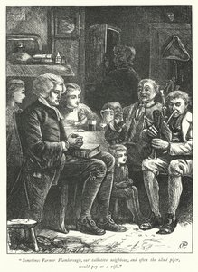 Illustration für Der Pfarrer von Wakefield (Gravur) von George John Pinwell