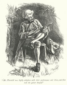 Illustration für Der Pfarrer von Wakefield (Gravur)
