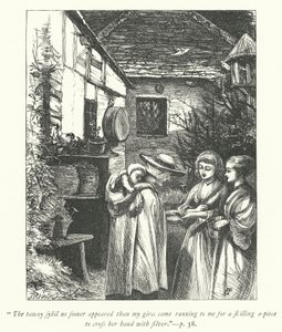 Illustration für Der Pfarrer von Wakefield (Gravur) von George John Pinwell