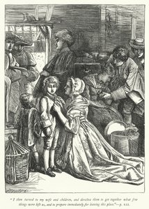 Illustration für Der Pfarrer von Wakefield (Gravur) von George John Pinwell