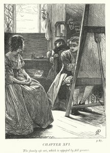 Illustration für Der Pfarrer von Wakefield (Gravur) von George John Pinwell