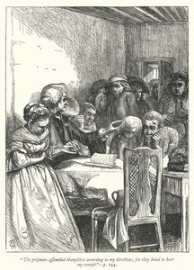 Illustration für Der Pfarrer von Wakefield (Gravur) von George John Pinwell