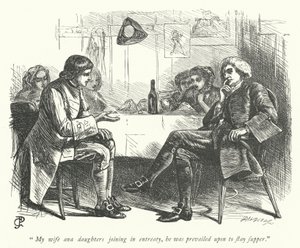 Illustration für Der Pfarrer von Wakefield (Gravur) von George John Pinwell