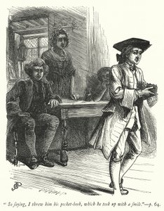 Illustration für Der Pfarrer von Wakefield (Gravur)