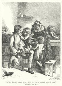 Illustration für Der Pfarrer von Wakefield (Gravur)
