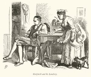 Oliver Goldsmith und seine Vermieterin