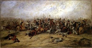 Der Konflikt an den Kanonen, Balaklawa, 1854 von George Jones