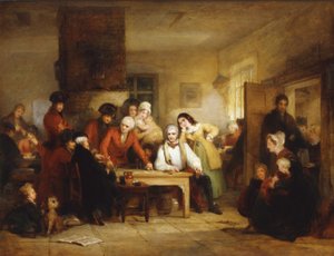 Das Raucherhaus im Chelsea Hospital: Pensionäre beschreiben die Schlacht von Corunna, 1834