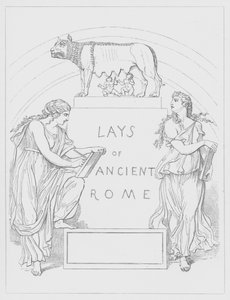 Frontispiz für Lays of Ancient Rome von Lord Macaulay
