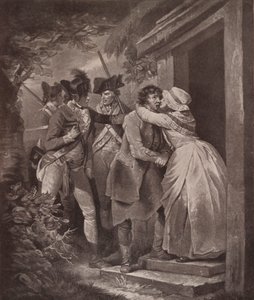 Deserteur verabschiedet sich von seiner Frau, 1791-1909