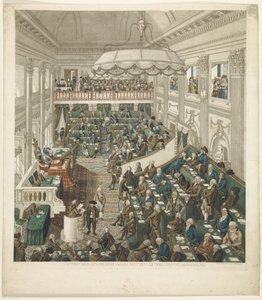 Erste Nationalversammlung in Den Haag, 1796 von George Kockers