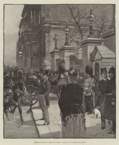 Krankheit von Prinz George von Wales, Besucher im Marlborough House