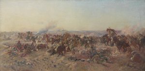 Der Angriff der Australischen Leichten Kavallerie bei Beersheba
