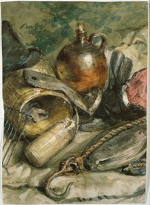 Stillleben mit braunem Krug von George Loring Brown