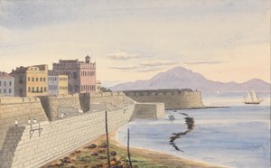 Die Bastion des Königs, das Club House Hotel, Gibraltar von George Lothian Hall