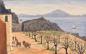 Die Berge Afrikas, vom Krankenhaus in Gibraltar