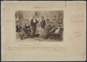 Nincompoopiana, Illustration für Punch, ca. 1879 von George Louis Palmella Busson Du Maurier