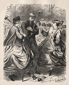 Unsere Krocket-Party, 1864