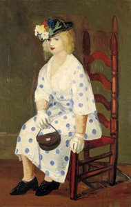 Das gepunktete Kleid von George Luks