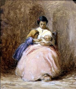 Das neue Baby, ca. 1870