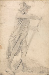 Ein Sportsmann lädt sein Gewehr von George Morland