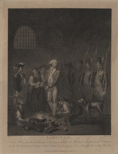 Lafayette im Gefängnis von Olmütz