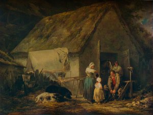 Morgen, Händler bereiten sich auf den Markt vor, 1791 von George Morland