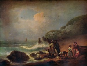 Schießen auf Seevögel, 1795 von George Morland
