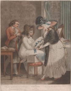 Die Kokette bei ihrer Toilette