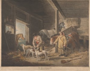 Der erste September - Morgen von George Morland