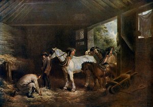 Das Innere des Stalls, 1791, 1912