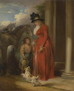 Die Tür des Gutsherrn von George Morland