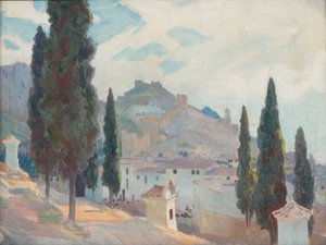 Spanische Landschaft, 1895-1933 von George Murray