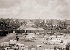 Columbia, South Carolina, USA nach dem Brand von 1865