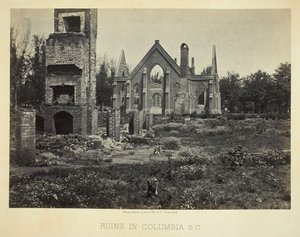 Ruinen in Columbia, S.C., 1865
