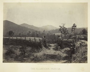 Der Allatoona-Pass, GA, 1866 von George N. Barnard