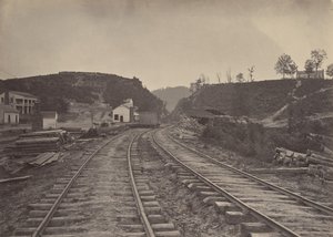 Der Allatoona-Pass nach Norden, Georgia